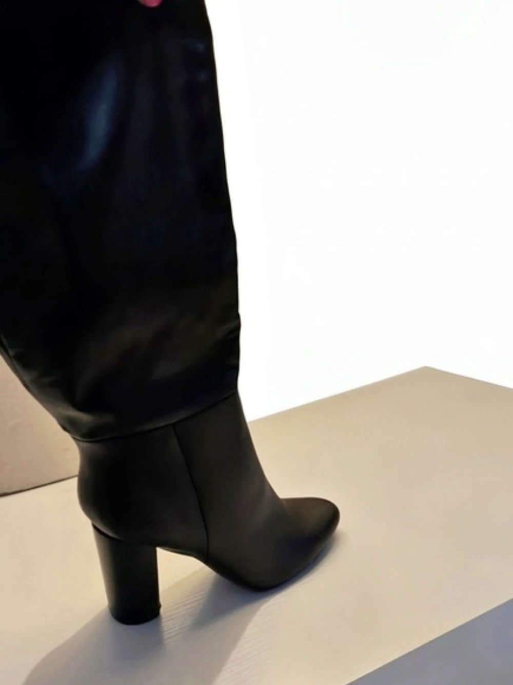 JUSTFAB Heeled Boots Black Over-the-Knee Boots US 9 NWT - Picture 4 of 8